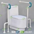 Nylon round handicap toilet grab bars for disabled for promotion 