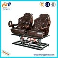 Electric platform 5D cinema luxury fiberglass seats, best quality  3