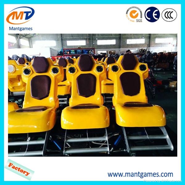 Electric platform 5D cinema luxury fiberglass seats, best quality  4