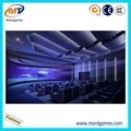 Electric platform 5D cinema luxury fiberglass seats, best quality  5