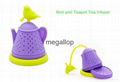 Highest Quality Silicone Bird and Teapot Tea Infuse 1