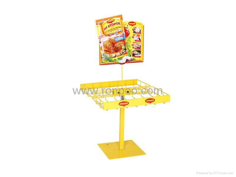 Rotating Counter Rack-Grocery Display-Gondola Store Shelving