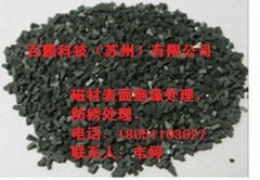 Magnetic coating surface treatment