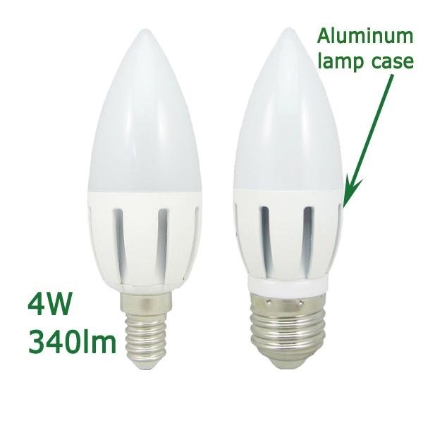 E14 4w led home lighting led candle bulb 4w 3