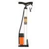 Hand floor pump with high and low