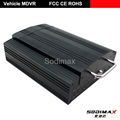 4CH RealTime Mobile Car Video DVR/car rearview mirror camera dvr With GPS  5