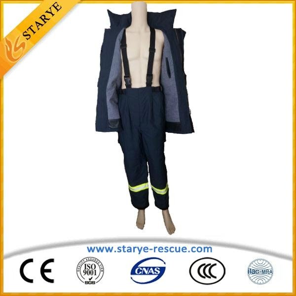 EN469 Aramid Fire Suit Fire Fighting Suit 3