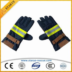 EN659 Nomex Firefighting Gloves Fire