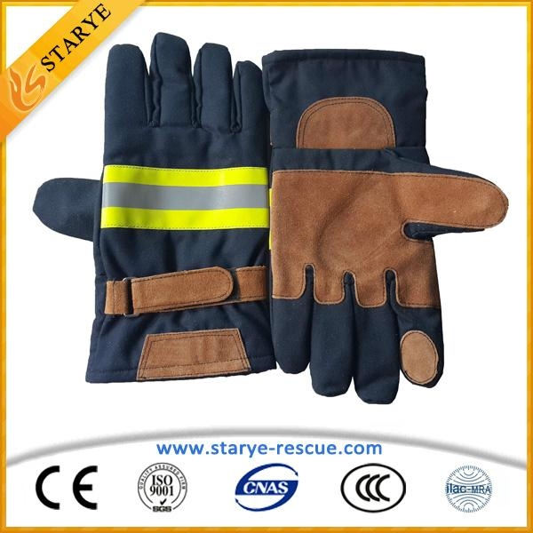 EN659 Nomex Firefighting Gloves Fire Retardant Gloves SYFPG101