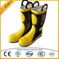 Metal Toes Shoe Insulating Waterproof Fire Boots Fire Fighter's boots 2