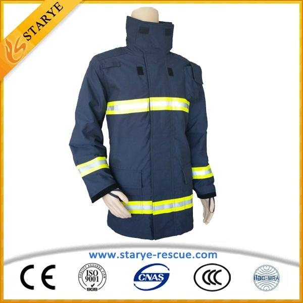 EN469 CE Approval Aramid 4 Layers Fire Fighting Suit Anti Fire Clothing 4