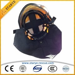 Inflame Retardant European Type Firefighting Helmet