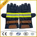 EN659 Cow Leather Aramid Fire Gloves Fire Fighting Gloves 5