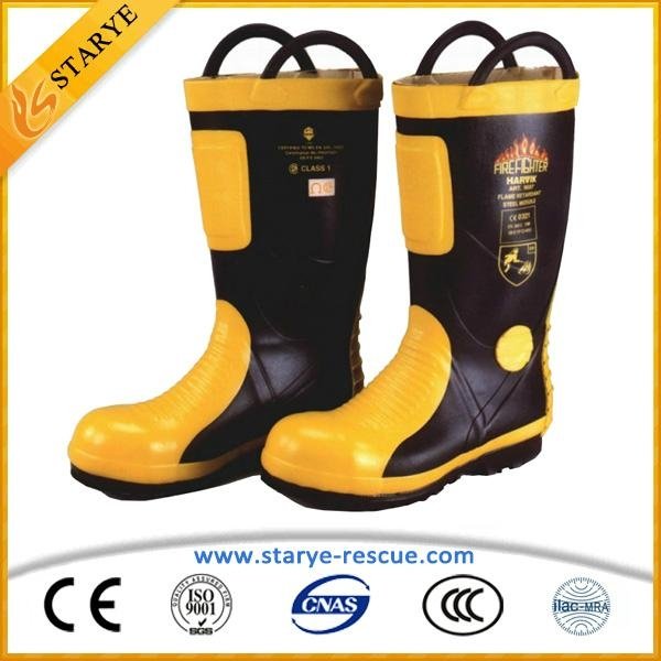High Quality Fire Retardant Boots Firefighting Use Fire Boots 2