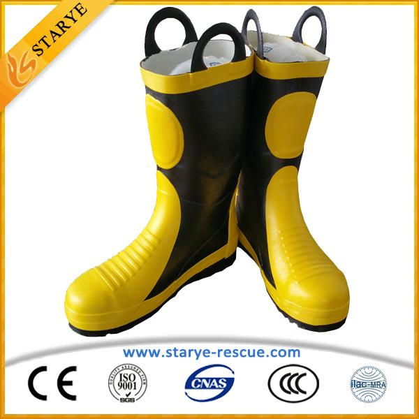 High Quality Fire Retardant Boots Firefighting Use Fire Boots 3