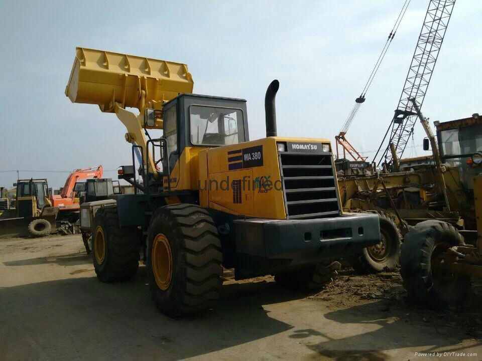 Used Japan Original Komatsu WA380  Wheel Loader