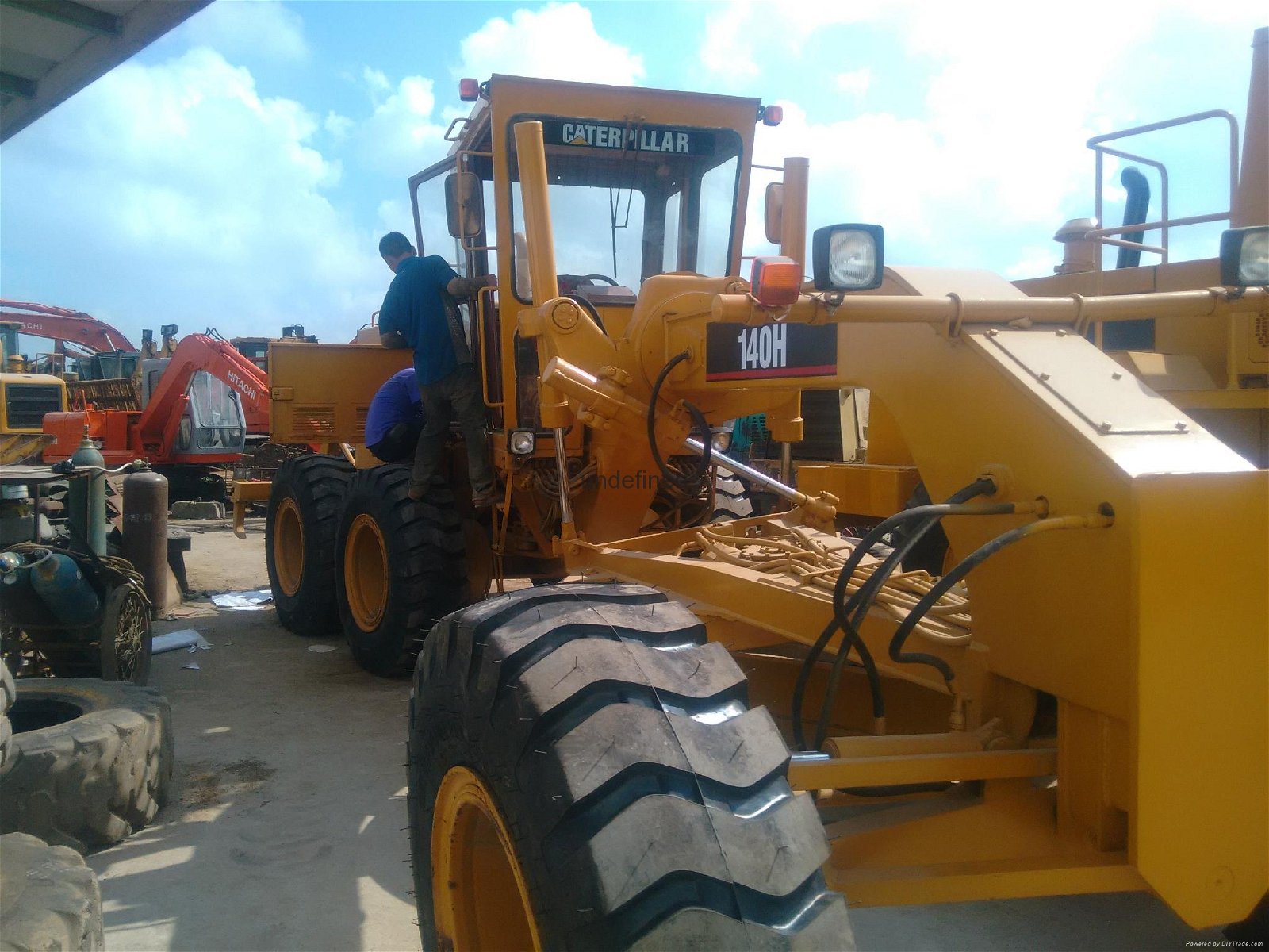 Used Japanese Motor Grader 140G 140H 120 For Sale ,Cheap Used Graders 3