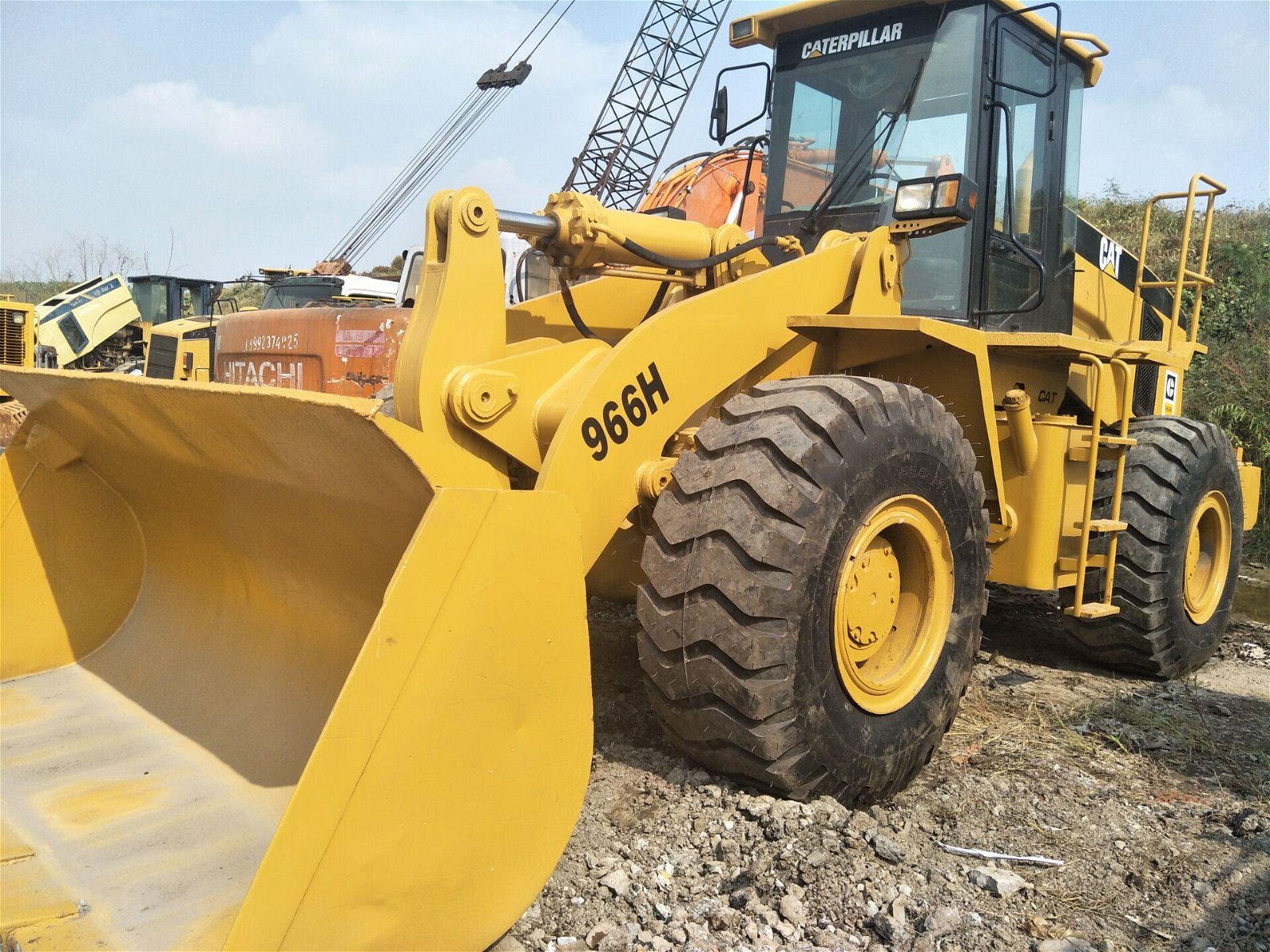Used 966H Japanese Wheel Loader, Seconhand Cheap 5 ton Wheel Loader For Sale 3