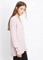 lady cashmere sweater V neck 2