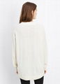 lady cashmere sweater V neck 3