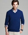 man cashmere sweater V neck 1