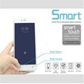 Smart touch tempered glass screen protector with touch back and confirm buttons,