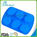 Food Grade Pumpkin and Leaf Silicone Baking Mold Cake Mould 1