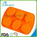 Food Grade Pumpkin and Leaf Silicone Baking Mold Cake Mould 2