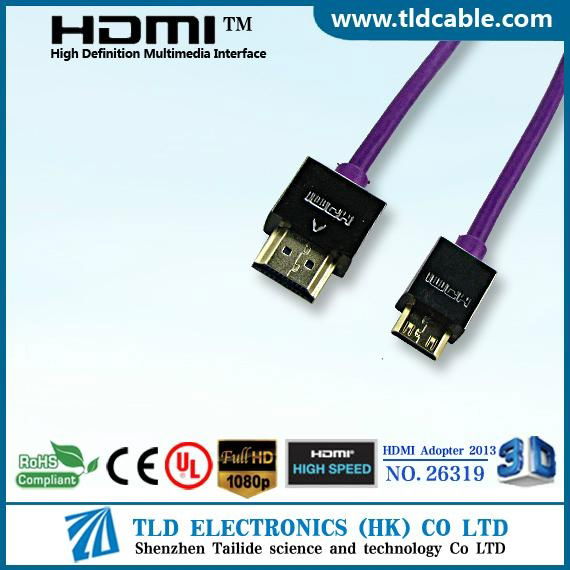 Factory Price Durable Design High speed HDMI 1.4v Cable 2