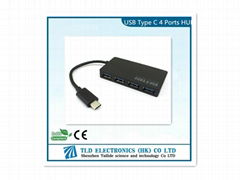 Wholesale Flexible USB Type C 4 Ports HUB For Macbook 