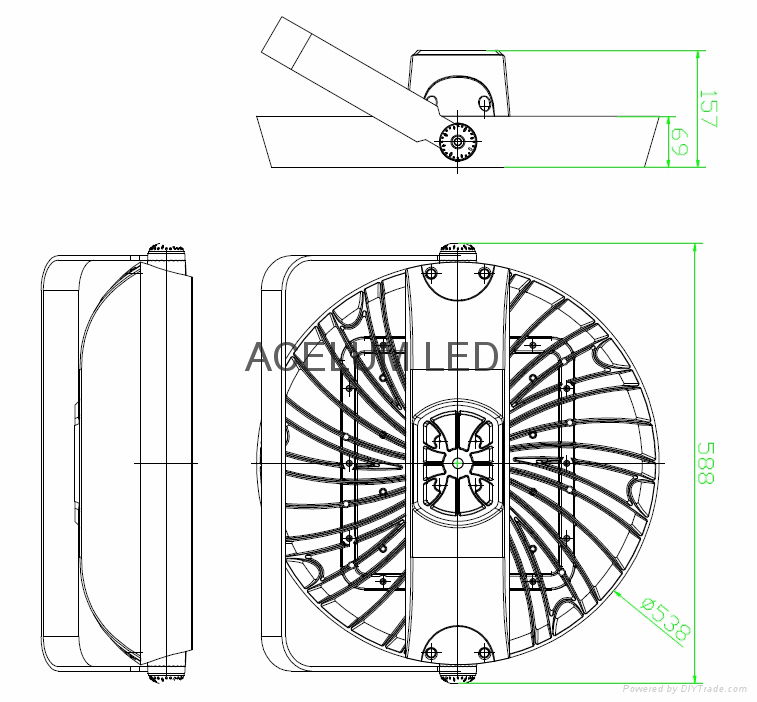  240W LED High Bay light 5