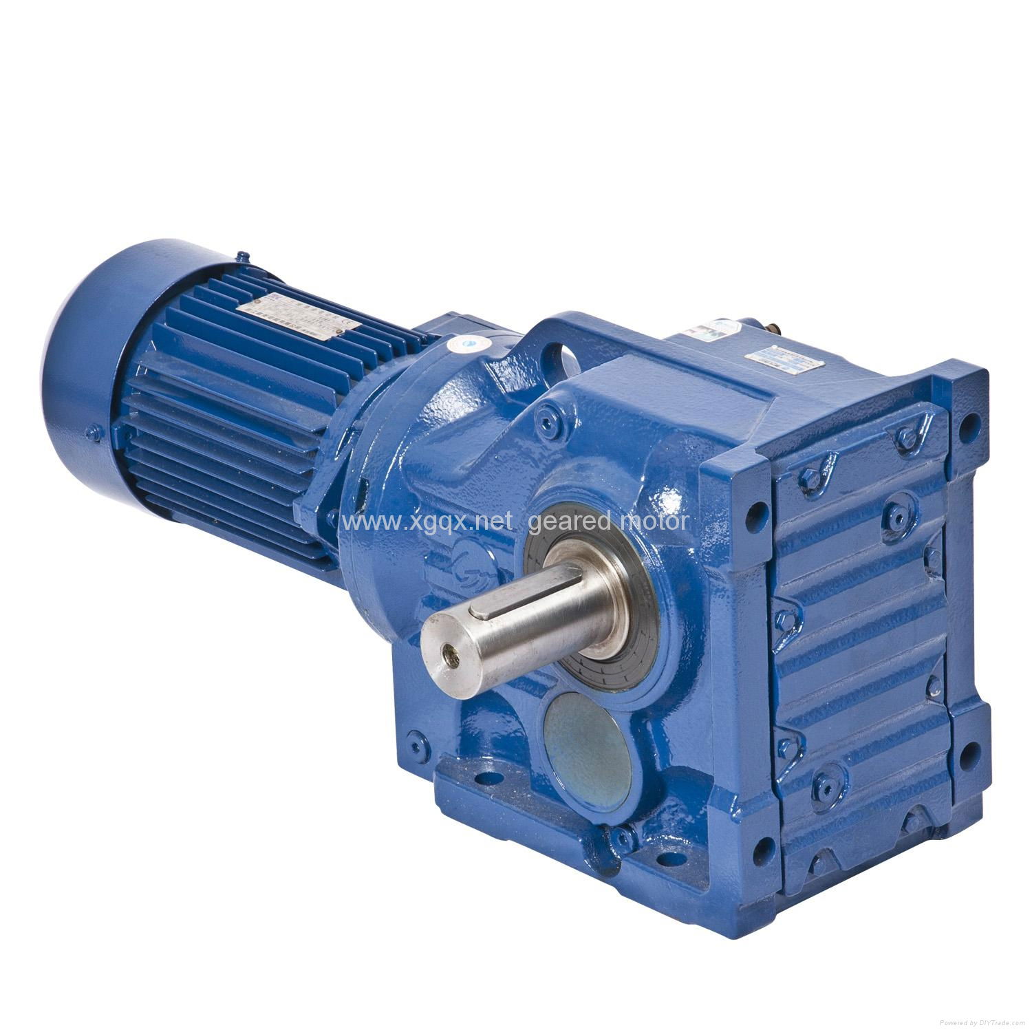 K series of helical bevel geared motor