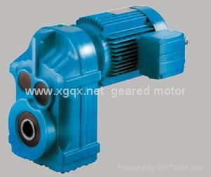 Parallel shaft helical geared motor 2