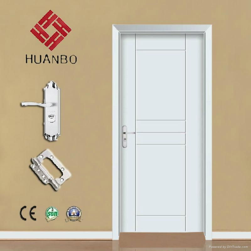 Modern design mdf pvc interior door used for hotel