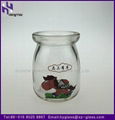 Glass pudding bottle 1