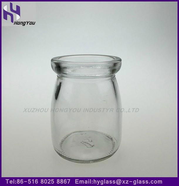 Glass pudding bottle 2