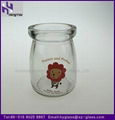 Glass pudding bottle 4