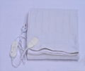 white 100% polyester wet-proof multi-heat electric heat blanket 1