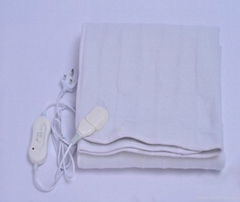 white 100% polyester wet-proof multi-heat electric heat blanket