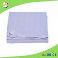 white 100% polyester wet-proof multi-heat electric heat blanket 3