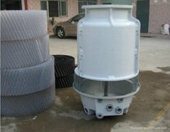 50T FRP Round Low Noise Industrial Water Cooling Tower Stainless Steel