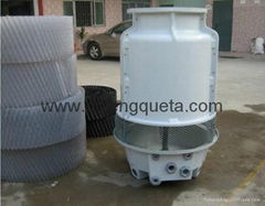 FRP counter flow round cooling tower made in china