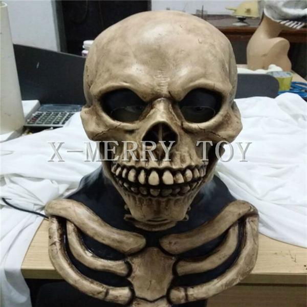 hot-selling latex skull horror halloween mask 