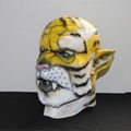 Male leopard animal latex mask for stag party halloween  2