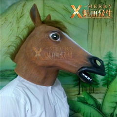 Hot animal horse latex masks for sale