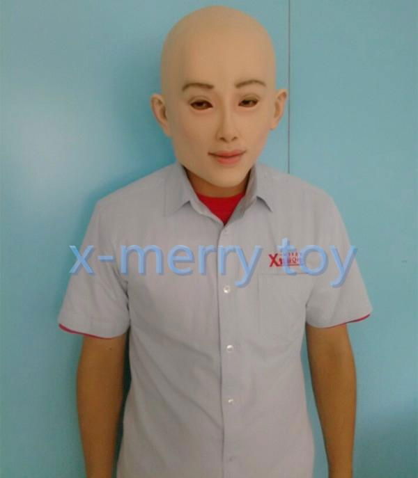 Sex transgender dress up for man adult realistic human mask  3