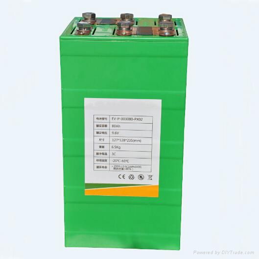 9.6V 80AH Lithium Iron Phosphate ( LiFepo4) Battery Can Be Customized