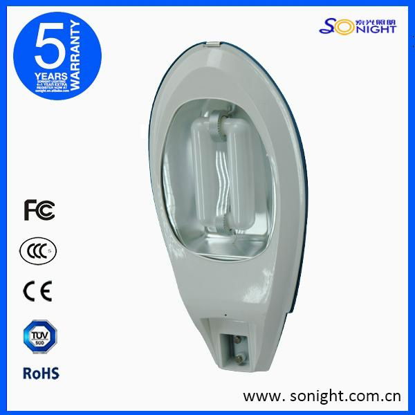 Energy Saving Induction Street Light Fixture 80W 5