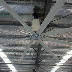 20ft 6 Blades Aluminum Alloy Garage Big Size Ceiling Fan