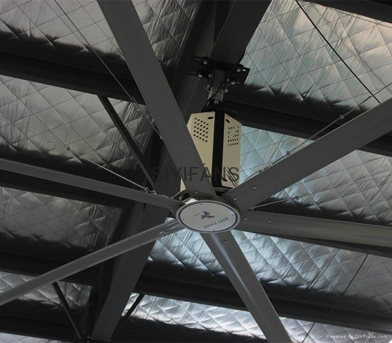 20ft 6 Blades Aluminum Alloy Garage Big, What Size Ceiling Fan For Garage